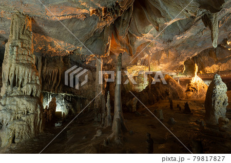 あぶくま洞　月の世界　鍾乳洞　福島県 79817827