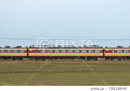 北陸本線 美川ー加賀笠間 JR西日本 485系 A05編成(京都) ⑧ モハ488-211 山側 北陸本線 美川ー加賀笠間 JR西日本 485系 A05編成(京都) ⑧ モハ488-211 山側 79818646