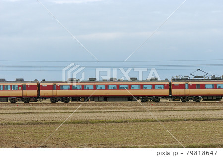 北陸本線 美川ー加賀笠間 JR西日本 485系 A02編成(京都) ② モハ485-505 山側 北陸本線 美川ー加賀笠間 JR西日本 485系 A02編成(京都) ② モハ485-505 山側 79818647