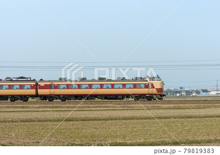 北陸本線　美川ー加賀笠間　JR西日本　485系　A07編成（京都）　⑨　クハ489-604　山側 79819383