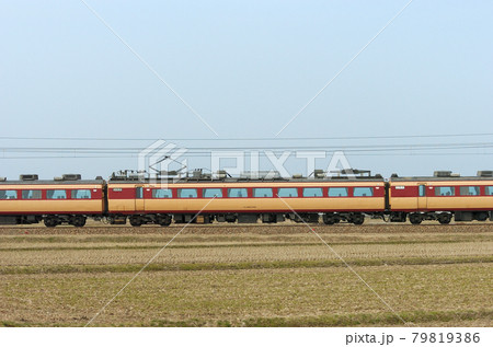 北陸本線　美川ー加賀笠間　JR西日本　485系　A07編成（京都）　⑧　モハ484-288　山側 79819386