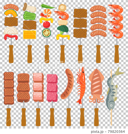 BBQ skewer set 79820364