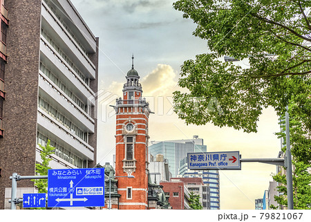 横浜の都市風景　横浜市開港記念開館　ジャックの塔 79821067