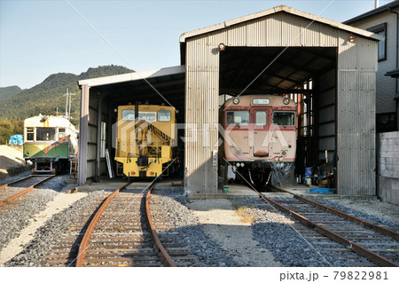 有田川鉄道公園 開園前のディーゼル車両 有田川鉄道公園 開園前のディーゼル車両 79822981