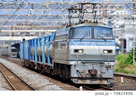 東海道本線 平塚 JR貨物 EF66-127(吹田) 東海道本線 平塚 JR貨物 EF66-127(吹田) 79824898