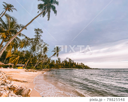 hideout beach sunset in Koh Kood, Trat, Thailand 79825548