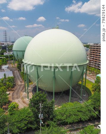 東京板橋・新河岸川沿いのガスタンク 東京板橋・新河岸川沿いのガスタンク 79829144