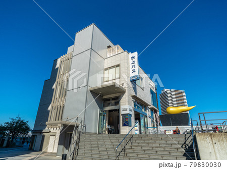 日本の東京都市景観　水上バス乗り場などを望む 79830030