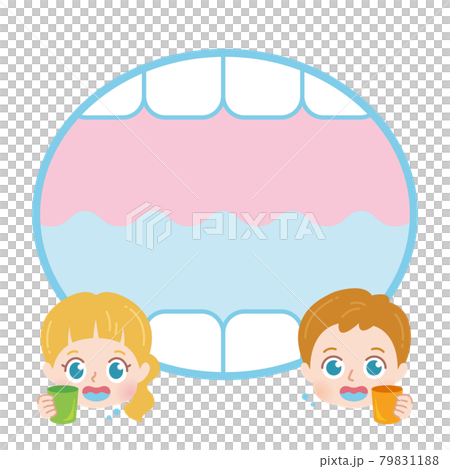 Gargle kid and tooth frame Gargle kid and tooth frame 79831188