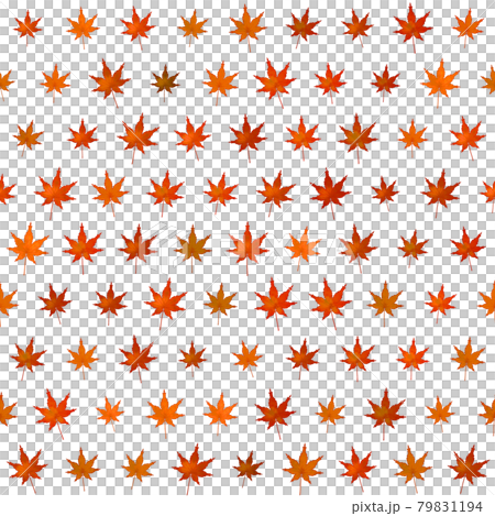Maple seamless illustration background material Maple seamless illustration background material 79831194