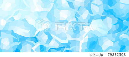 氷の背景イラスト　ひんやり　涼やか 79832508