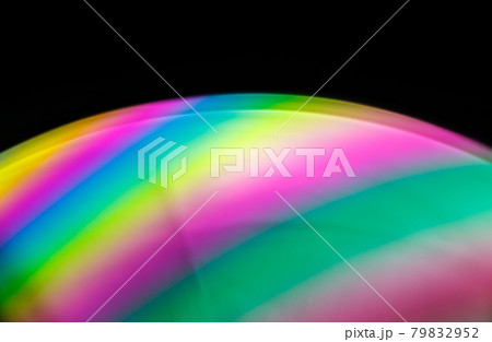 beautiful rainbow of bubbles line, blur, backgroun 79832952
