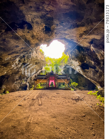 Phraya Nakhon Cave, Khua Kharuehat pavillion temple in Khao Sam Roi Yot National Park in Prachuap 79833173