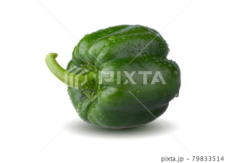 Yellow Bell Pepper isolated on a white background 79833514