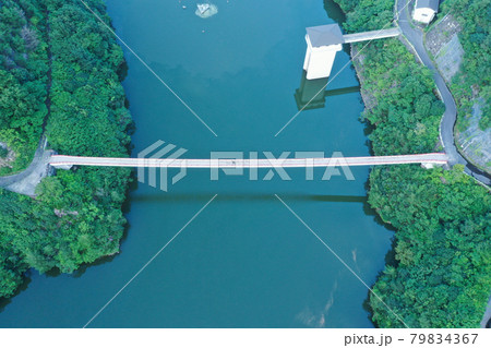 広島県世羅町　八田原ダム　夢吊橋 79834367