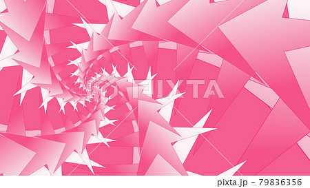 CGスター　多数の星形で構成されたジオメトリック背景素材 79836356