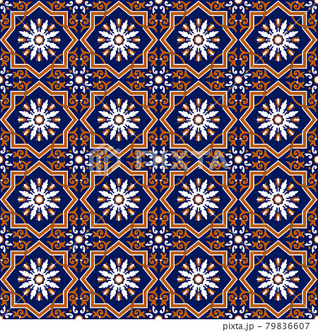 Talavera pattern. Moroccan tile mosaic.  79836607