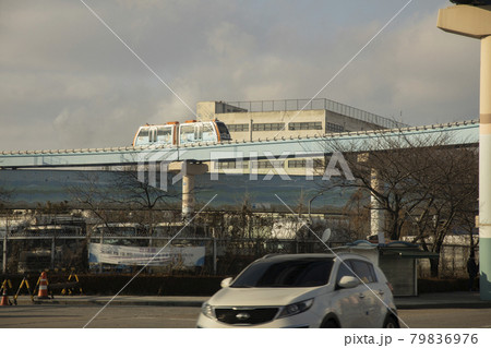 桟橋 自動車 乗用車 79836976