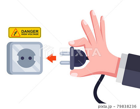 AC power plugs and sockets. plug in electrical equipment. AC power plugs and sockets. plug in electrical equipment. 79838236
