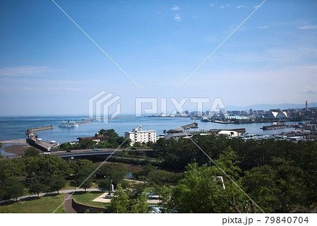 多賀山公園より鹿児島市街地を望む	 79840704