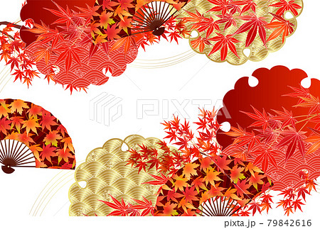 紅葉　もみじ　秋　背景  79842616