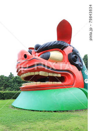 常陸風土記の丘　獅子頭展望台　茨城県石岡市　　　 79843634