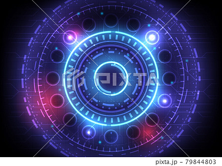 Element of computer data. Abstract hologram hi-tech background. Digital infographic. Virtual reality technology electric innovation. Head-up display interface. Futuristic Sci-Fi glowing HUD circuit Element of computer data. Abstract hologram hi-tech background. Digital infographic. Virtual reality technology electric innovation. Head-up display interface. Futuristic Sci-Fi glowing HUD circuit 79844803