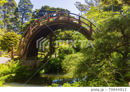 Sunny view of the Japanese Tea Garden in Golden Gate Park Sunny view of the Japanese Tea Garden in Golden Gate Park 79844912