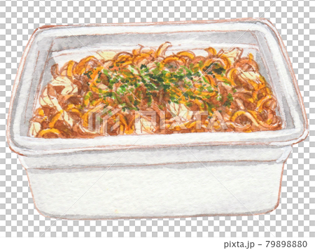 手描き飲食メニュー　カップ焼きそば 79898880