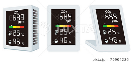 二酸化炭素濃度測定器のイラスト素材 [79904286] - PIXTA