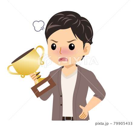 カーディガンを着た若い男性 79905433