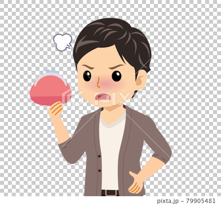 カーディガンを着た若い男性 カーディガンを着た若い男性 79905481