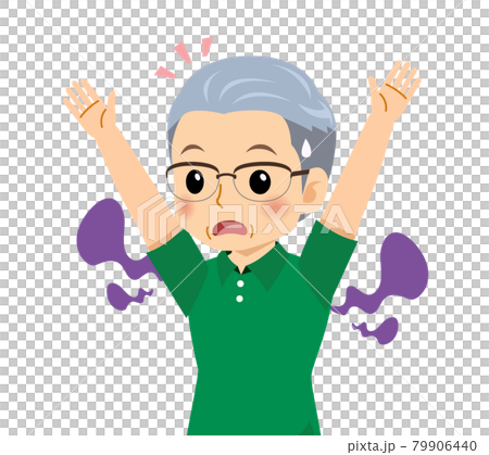 短袖的白髮男子 短袖的白髮男子 79906440