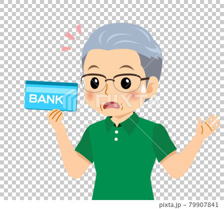White-haired man in short sleeves White-haired man in short sleeves 79907841