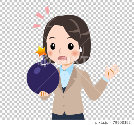 Woman in beige suit 79908392