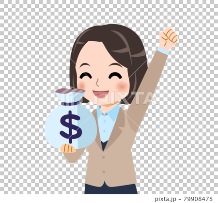 Woman in beige suit Woman in beige suit 79908478