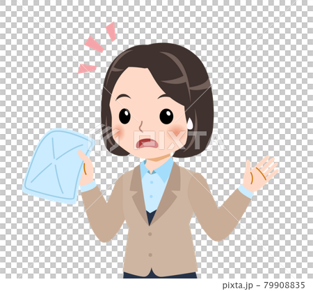 Woman in beige suit Woman in beige suit 79908835