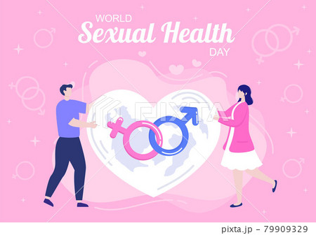 World Sexual Day which is held on September 4th For Raise Public Awareness About Harassment And How To Prevent Violence. Background Landing Page Illustration World Sexual Day which is held on September 4th For Raise Public Awareness About Harassment And How To Prevent Violence. Background Landing Page Illustration 79909329