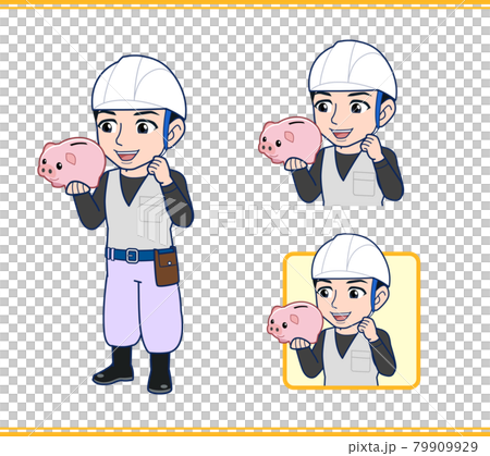 A person working at a construction site A person working at a construction site 79909929