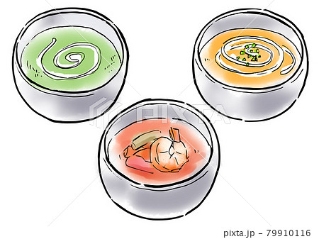 食べ物 イラスト インドカレーのイラスト素材