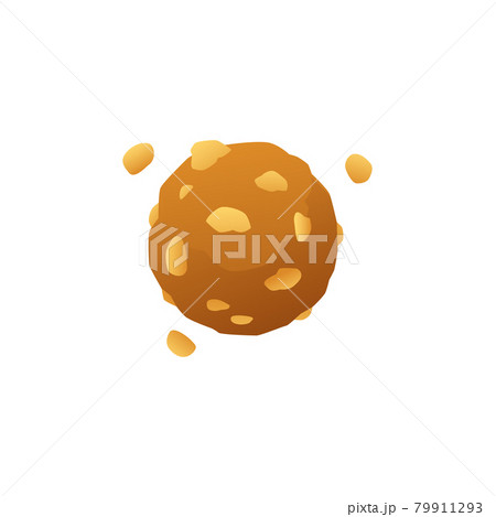 Sweet chocolate candy with cream, cookie, nuts and caramel a vector illustration Sweet chocolate candy with cream, cookie, nuts and caramel a vector illustration 79911293