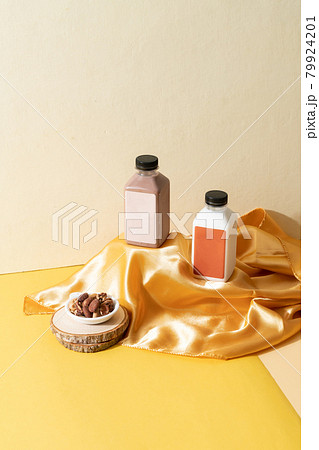 almond milk and almond chocolate milk almond milk and almond chocolate milk 79924201