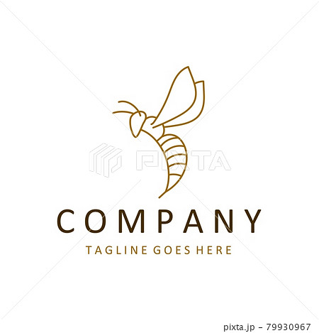 Honey Bee Logo Template. Vector animal logo 79930967
