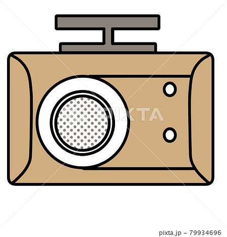 ドライブレコーダーのイラスト素材