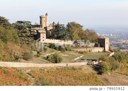 Castle of Montmelas in Beaujolais, France Castle of Montmelas in Beaujolais, France 79935912