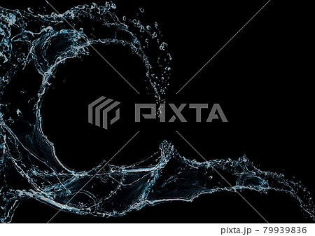 水しぶきのイラスト 水しぶきのイラスト 79939836