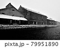 冬の小樽運河 79951890