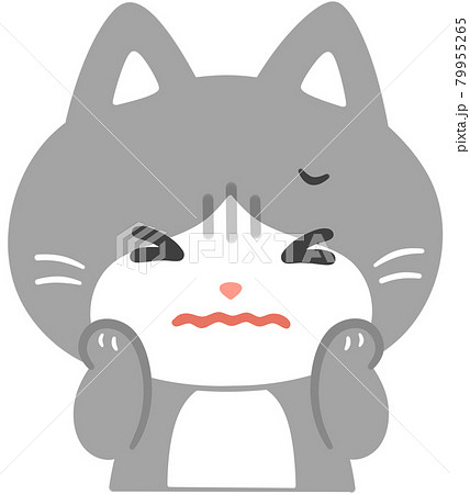 猫 怯える のイラスト素材 猫 怯える のイラスト素材