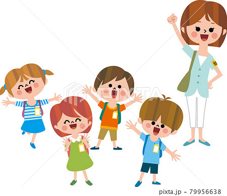 小学生の社会見学 小学生の社会見学 79956638