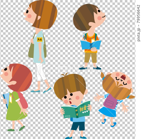 小学生の社会見学 79956642
